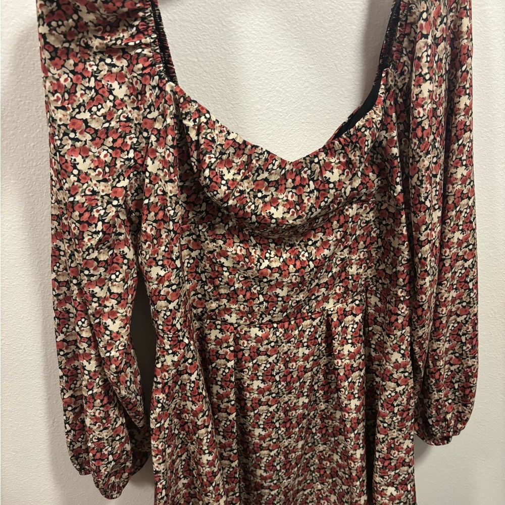 Floral Long Sleeve Dress